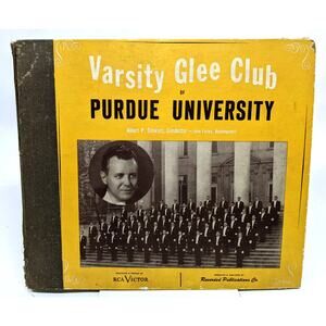 Varsity Glee Club of Purdue University - 78 RPM Early 20th Century 3 RCA Records